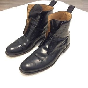 Black mark Jacob boots mens size 10 1/2